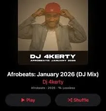 DJ 4kerty – Afrobeats January 2026 Mix 1 — DJ 4kerty Afrobeats January 2026 Mix MP3 Download