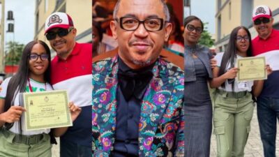 being a parent isnt easy daddy freeze celebrates as first daughter passes out from nysc kemi filani blog 768x512