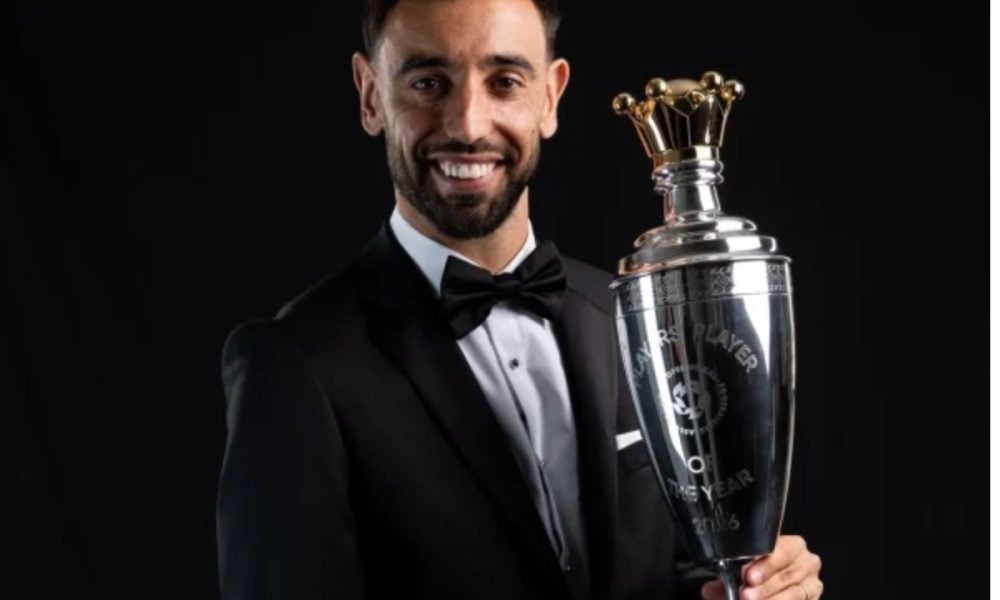 Bruno Fernandes Beats Rice to Win 2026 PFA Player of Year 1 Bruno Fernandes–1000×600 — Bruno Fernandes Beats Rice to Win 2026 PFA Player of Year