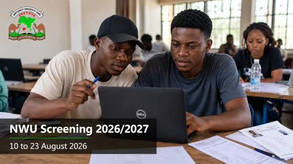 NWU Post-UTME/DE Form 2026/2027: Course Cut-Off Marks, Fee and Registration Steps